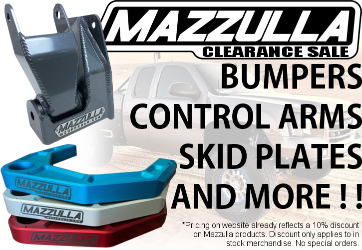 Mazzulla Offroad clearance sale