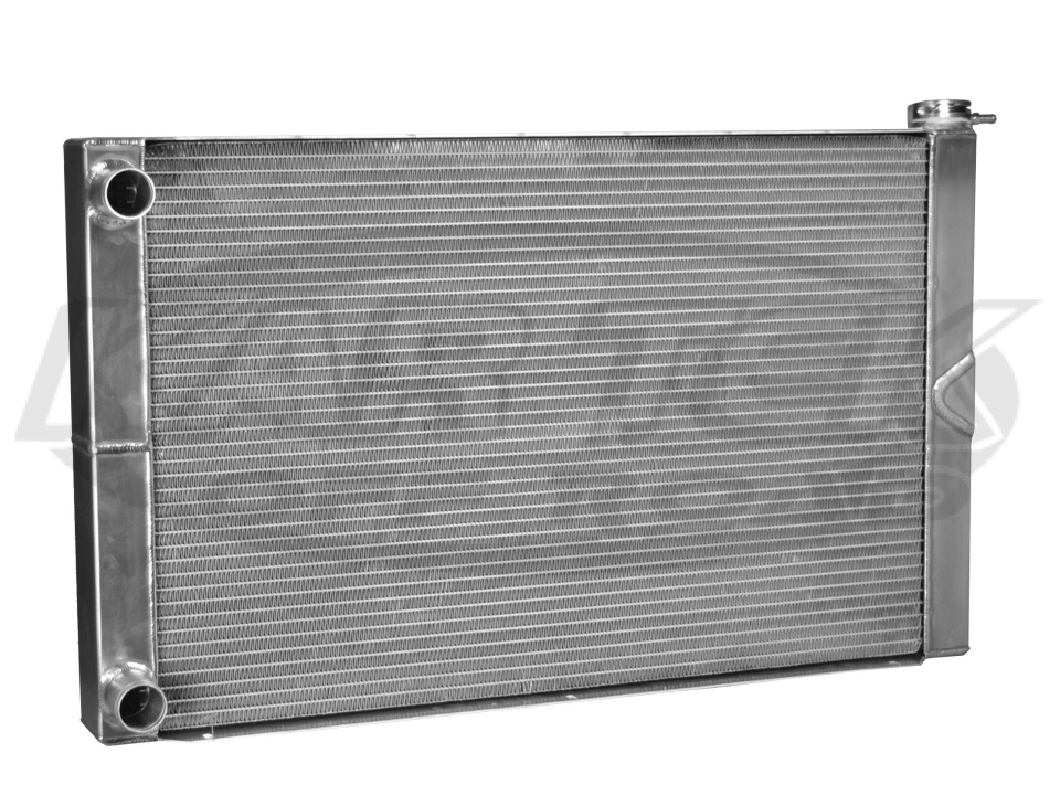 Cbr X Dual Pass Aluminum Radiator Without Fans With Right Side Fill