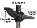 Foddrill Right Side 0d Camber Combo Link Snout Spindle For International Tie Rod End With 1-1/2" KP