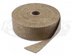 Cool It ThermoTec 11001 Natural Color Exhaust Headers Insulating Wrap 1 Inch Wide 50 Feet Long