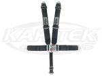 Crow Enterprizes Duck Bill Style Snap In Seat Belt Harness 3" Lap 3" Shoulders 5 Point