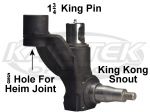 Foddrill 2-1/2" Lift Right Side 0d Camber Dbl Shear King Kong Snout Spindle For Heim Joint 1-3/4" KP