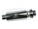 Aeromotive 12302 - 100 Micron Blk Pre Fuel Filter 7-1/4" Long x 2-7/16" Dia -12 ORB Inlet And Outlet