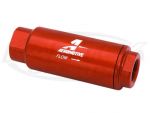 Aeromotive 12316 - 100 Micron Red Pre Fuel Filter 3-1/2" Long x 1-1/4" Dia 3/8" NPT Inlet And Outlet