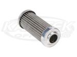 Aeromotive 12616 - 100 Micron Stainless Mesh Pre Filter Element 1-15/16" Long 13/16" Dia 3/8 Opening