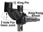 Foddrill Right Side 0d Camber Double Shear King Kong Snout Spindle For Heim Joint With 1-1/2" KP