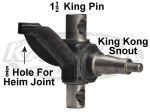 Foddrill Right Side 0d Camber King Kong Snout Spindle For Heim Joint With 1-1/2" King Pin