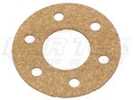 Fuel Safe 1GAS76 Cork 6 Bolt Flange Gasket 2-5/8" Outside Dia. 1-1/4" Inside Dia. 2" Bolt Center