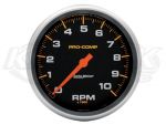 Pro-Comp 5" In-Dash Tachometer 10,000 RPM