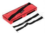 MasterCraft Safety Red Floor Mount Medium Rect Tool Storage Bag With Zipper 2-1/2" Deep 6" L 17" W