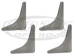 90 Degree Roll Cage Gussets 3" x 3" Legs 3/16" Thick Mild Steel Sold As A Pack Of 4