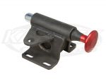 Pull Pin Assembly Matt Black, Red Knob