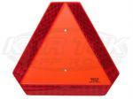 Grote 71152 Slow-Moving Vehicle Emblem 16" Wide 14" Tall Light Weight Triangle Hazard Reflector