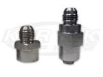 Stock 2.2, 2.4, L61, LE5 & LSJ Ecotec Fuel Rail Adapters -6 AN for 3/8" Line & Thin Thread Return