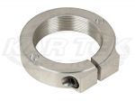 CNC 2" Hollow Aluminum Pinch Spindle Nut Left Hand Thread 18 Threads Per Inch Major Diameter 1.978"