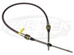 Kartek Offroad 42" Long 2" Throw No. 4 Push-Pull Shifter Cable With Double Bulk Head Mounts