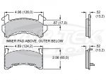 Wilwood D154 GM Metric Brake Pads PolyMatrix E