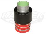 MTM Inc. Redhead Male Single Dry Break For 2-1/4" Fuel Fill Hose On A Fuel Dump Can