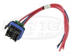 Hella H84708001 Blue Socket With Pigtail Wires For Sealed GM Weatherpack Style Relay 4RD 931.410-081