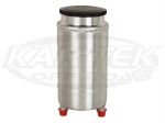 Howe Performance Aluminum Radiator Overflow Tank With O-Ring Sealed Anodized Cap And AN #6 Fittings