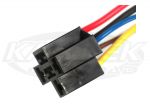 K4 Switches 22-101 Relay Socket With Pigtail Wires For Hella's 40 Amp Mini Relays