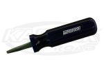 Moroso 71606 Quarter Turn Fastener Screw Driver Style Tool For Slot Style Buttons