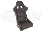 NRG 310 Carbon Fiber Bucket Seat Medium Black