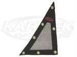 Kartek Off-Road Trophy Kart Bolt-On Mesh Style A-Pillar Window Net Sold Individually