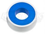 White PTFE Pipe Thread Seal Tape 1/2 Inch Wide x 21.5 Foot Long Roll
