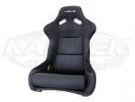 NRG 300 Fiberglass Bucket Seat Large Black