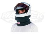 Simpson 23012BK Dual Layer Nomex Black Helmet Skirt Includes Velcro Tape SFI-3.3/5 Rated