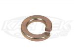 Grade 8 Gold Zinc Plated Split Lock Washers For 3/8" Bolts