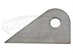 Flat Wing Offset Tabs 1/2" Hole, 3/4" SF, 3/16" Thick, Pair