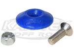 AutoFab Replacement 1-1/2" Blue Urethane Stepped Body Washer With 5/16" Bolt And Nyloc Nut