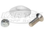 AutoFab Replacement 1-1/2" White Urethane Stepped Body Washer With 5/16" Bolt And Nyloc Nut