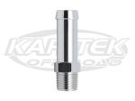 Aluminum 1/4" Hose Barbed Male To 1/16" NPT National Pipe Taper Male Fittings