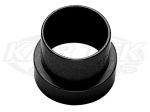 Fragola AN -4 Female Black Anodized Aluminum Tube Sleeves For 1/4" Outside Diameter Hardline Tubing