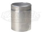 Aluminum Weld On Fuel Filler Neck 2-1/2" Outside Diameter 2-1/4" Inside Diameter 3" Tall 10 TPI