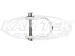Axia Alloys 1-1/4" Inside Diameter Clear Anodized Billet Aluminum Clamp Fits Any Of Their Mounts