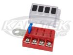 Blue Sea Systems 4 Circuit Positive ATO Fuse Block Bolts Directly To Your Positive Battery Terminal