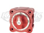 Blue Sea Systems M-Series Red Single Battery Cut Off Isolator Switch With Removable Knob