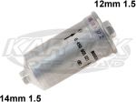 Bosch 0450905021 F5021 8 Micron Fuel Filter 14mm-1.5 Inlet - 12mm-1.5 Outlet 2-3/16" Dia 5-1/4" Long