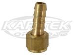 Brass 1/2" Hose Barbed Male To AN -8 Female Male Fittings