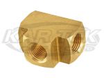 Brass Female Tee 1/8" NPT National Pipe Tapered Thread Fittings