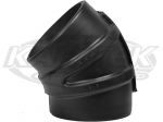 Mission Rubber Hard Black 45 Degree Elbow Intake Hose 5" Inside Diameter