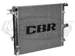 CBR 2007 to 2017 Jeep JK Aluminum Radiator For Use With OEM Stock Fan Shroud And Fan