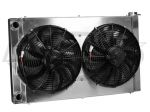 CBR 35x19 Dual Pass Aluminum Radiator With Dual Fans With Right Side Fill Neck