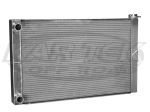 CBR 35x19 Dual Pass Aluminum Radiator Without Fans With Right Side Fill Neck