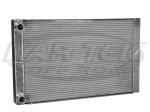 CBR 35x19 Dual Pass Aluminum Radiator Without Fans And Without Fill Neck