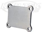 GM LS Engine Clover Shaped Weld On Steel Mounting Plate 3/16" Thick 3-1/16" x 4-7/16" Bolt Pattern